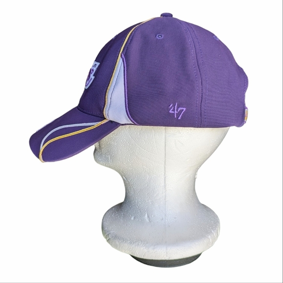 Vintage Los Angeles Lakers Basketball 47 Hardwood Classics Edition 1990's Hat - Picture 10 of 14